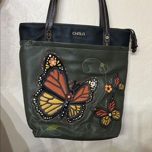Chala Olive Monarch Tote